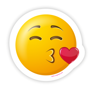 Emoji sendet einen Kuss
