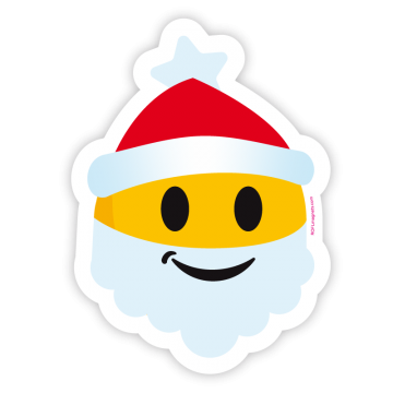 Santa mit Bart Emoji