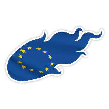 Flaming Flag EU